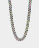 Guess Mainline 23" 8mm Cuban Necklace Iridescent