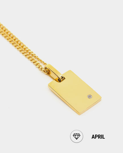 Raising Hell Women's Birth Pendant Gold