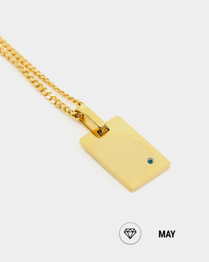 Raising Hell Women's Birth Pendant Gold