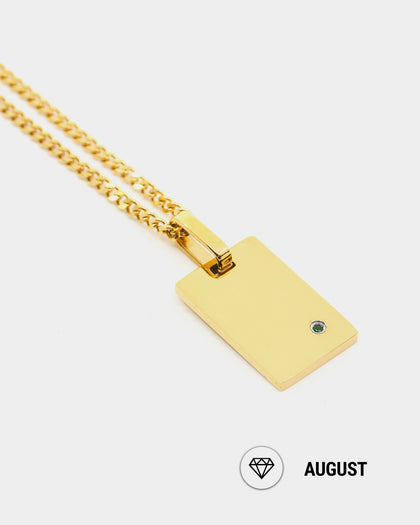 Raising Hell Women's Birth Pendant Gold