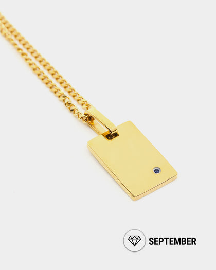 Raising Hell Women's Birth Pendant Gold