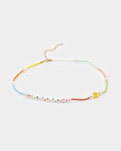 Loiter Loi<3ter Beaded Necklace Multi-coloured