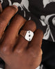 Loiter Ace of Spades Ring Silver