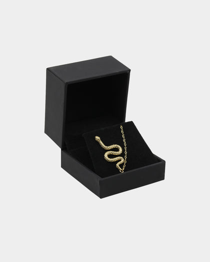 Last Kings Snake Chain Earring Gold