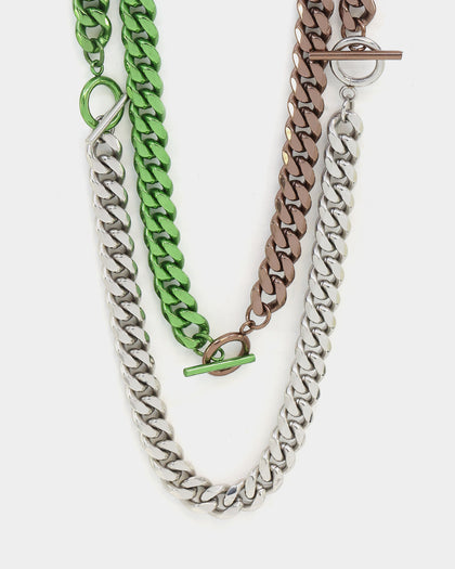 Loiter Your Custom Loiter Chain Silver/Brown/Green