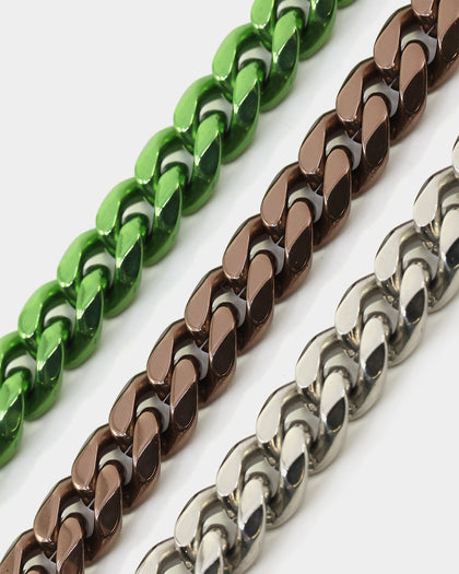 Loiter Your Custom Loiter Chain Silver/Brown/Green