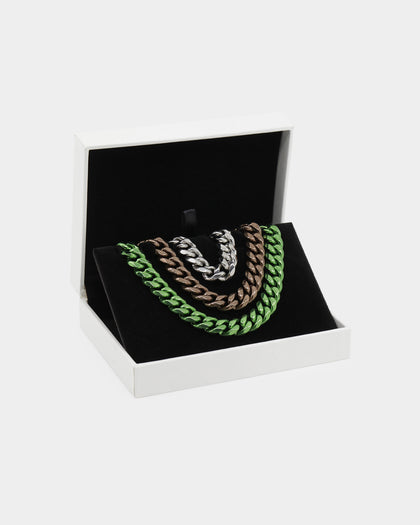 Loiter Your Custom Loiter Chain Silver/Brown/Green