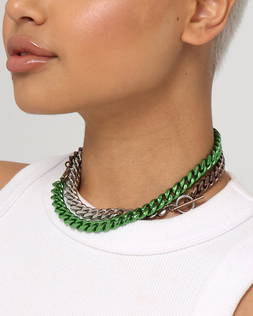 Loiter Your Custom Loiter Chain Silver/Brown/Green