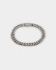 Saint Morta Iced Patch Cuban Necklace Iced White Gold