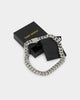 Saint Morta Iced Patch Cuban Necklace Iced White Gold