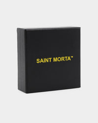 Saint Morta Iced Patch Cuban Necklace Iced White Gold