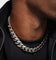 Saint Morta Iced Patch Cuban Necklace Iced White Gold