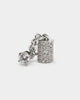 Last Kings The Drop Earrings Iced White Gold