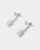 Last Kings The Drop Earrings Iced White Gold