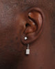 Last Kings The Drop Earrings Iced White Gold