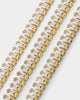 Saint Morta New Micro Baguette Chain Gold/Iced Gold