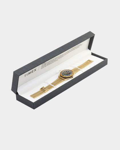 Timex Q Timex Reissue 36mm Watch Gold/Black