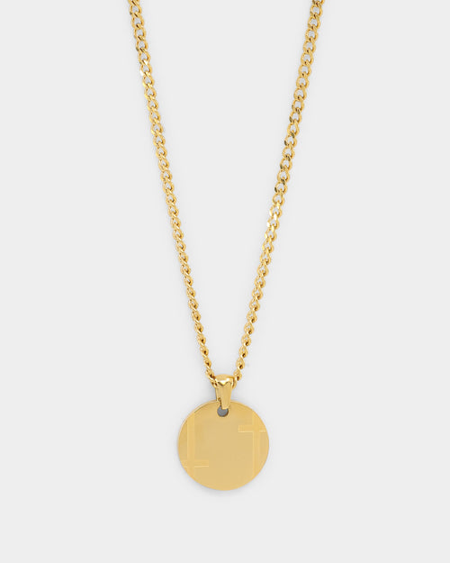 Saint Morta XXross Pendant Necklace Gold