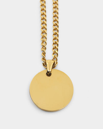 Saint Morta XXross Pendant Necklace Gold