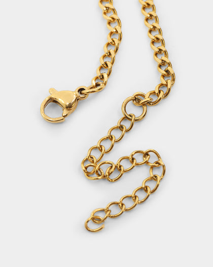 Saint Morta XXross Pendant Necklace Gold