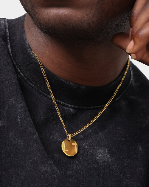 Saint Morta XXross Pendant Necklace Gold