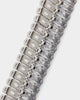 Saint Morta Macro Baguette Necklace Iced White Gold
