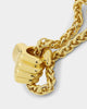 Saint Morta Hands of Men Necklace Gold