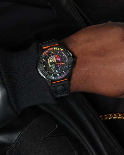 Philipp Plein The $kull Crystal Watch Black/Rainbow