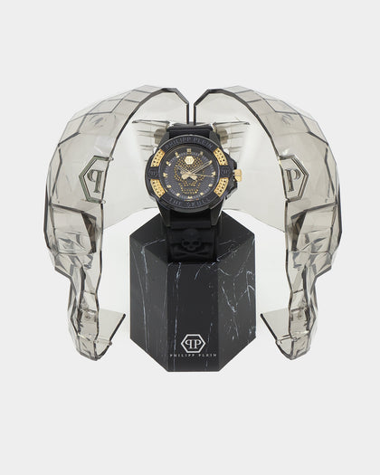Philipp Plein The $kull Crystal Watch Black/Gold