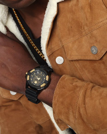 Philipp Plein The $kull Crystal Watch Black/Gold