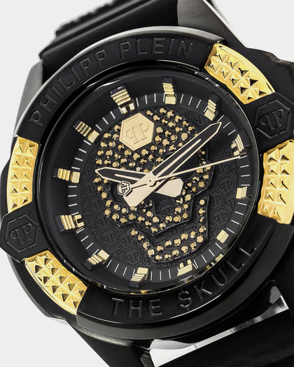 Philipp Plein The $kull Crystal Watch Black/Gold