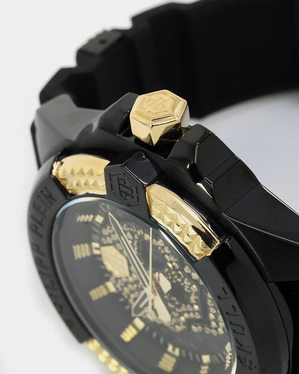 Philipp Plein The $kull Crystal Watch Black/Gold