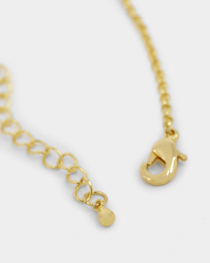 Raising Hell Women's Sweetgirl Necklace Gold/White/Pink