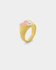 Raising Hell Women's Yin Yang Ring Gold/Pink
