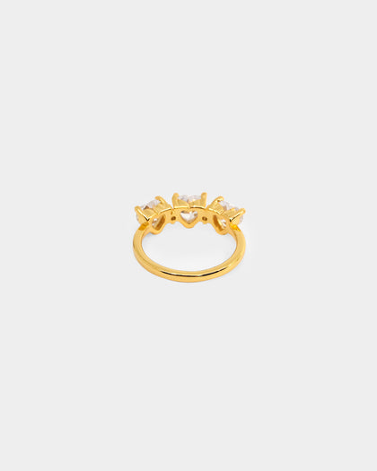 Raising Hell Women's Nala Ring Iced Gold