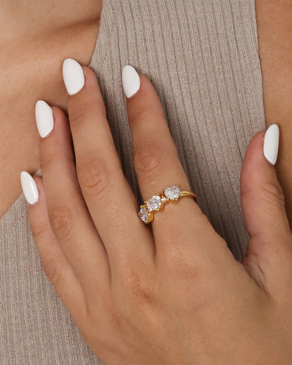 Raising Hell Women's Nala Ring Iced Gold