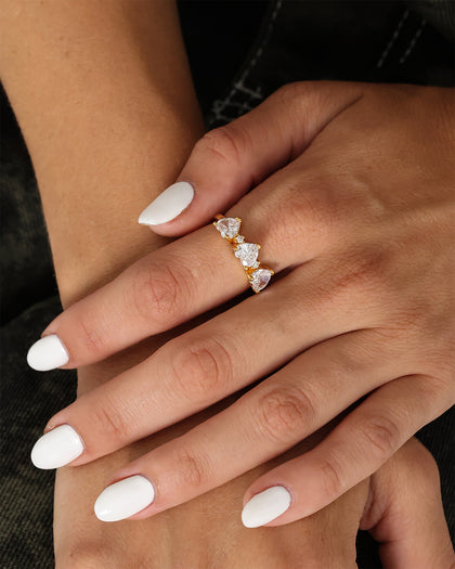 Raising Hell Women's Nala Ring Iced Gold