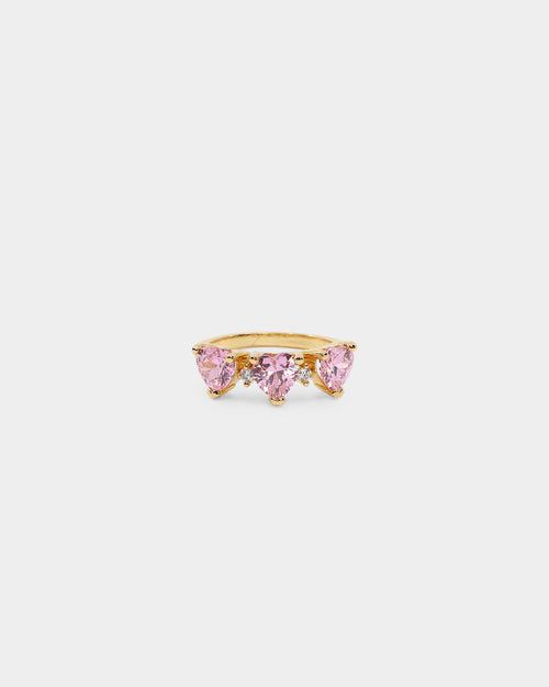 Raising Hell Women's Nala Ring Pink/Iced White