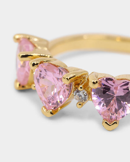 Raising Hell Women's Nala Ring Pink/Iced White