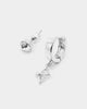 Wild for the Weekend Cherub Earring Set Silver