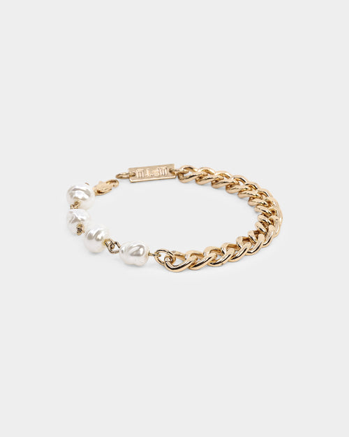 Wild for the Weekend Curb Chain Bracelet Gold