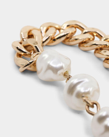 Wild for the Weekend Curb Chain Bracelet Gold