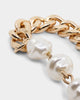 Wild for the Weekend Curb Chain Bracelet Gold