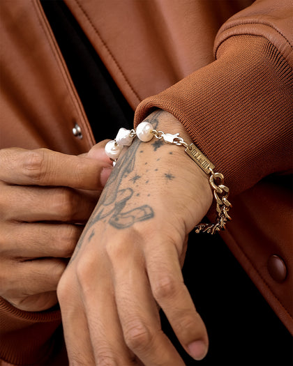 Wild for the Weekend Curb Chain Bracelet Gold