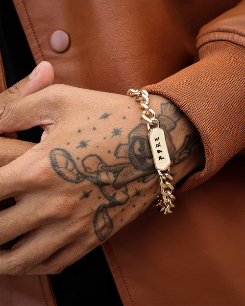 Wild for the Weekend Fired Chain Bracelet Gold