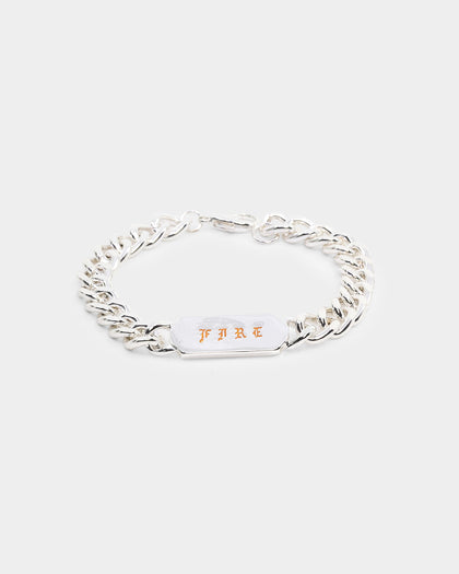 Wild for the Weekend Fired Chain Bracelet Silver
