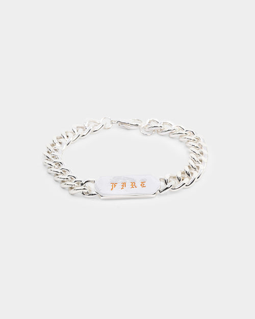 Wild for the Weekend Fired Chain Bracelet Silver