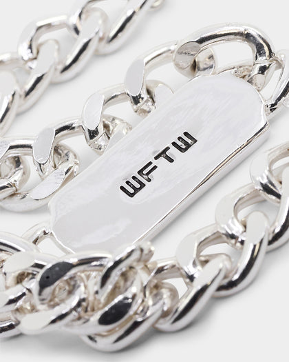 Wild for the Weekend Fired Chain Bracelet Silver