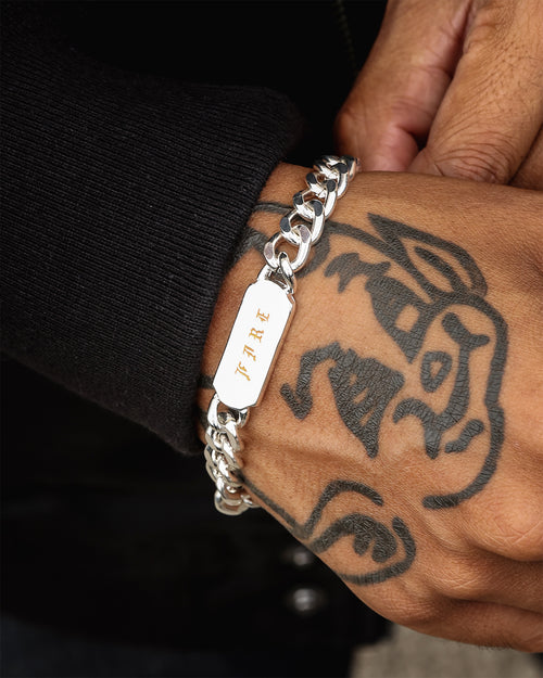 Wild for the Weekend Fired Chain Bracelet Silver