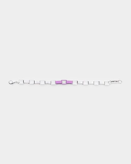Wild for the Weekend Long Link Chain Bracelet Silver